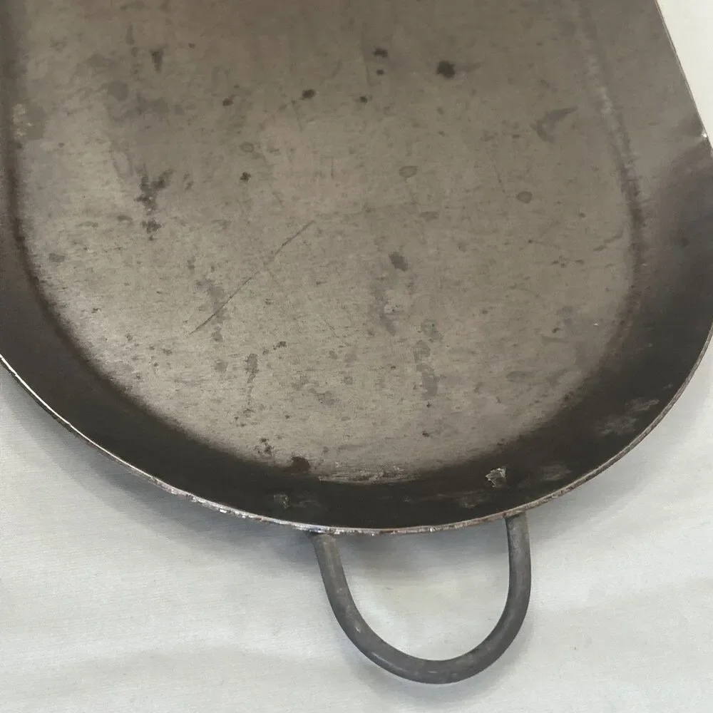 Vintage Mexican Cast Aluminum Comal Griddle